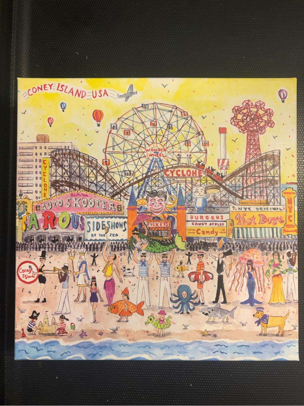 Galison 500 pc “Summer at the Amusement Park” puzzle Coney Island